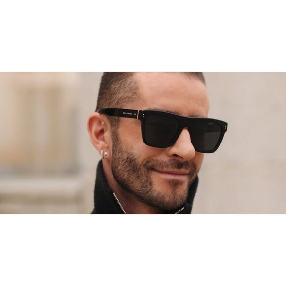 New Dolce & Gabbana Black Square DG4420 501/87 Sunglasses Women - Picture 6 of 7